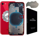 iPhone SE (2020) Back Housing Assembly Metal MidFrame w/Back Glass - Sim Card Tray, Power / Volume Buttons, Camera Frame and Lens - CELL4LESS