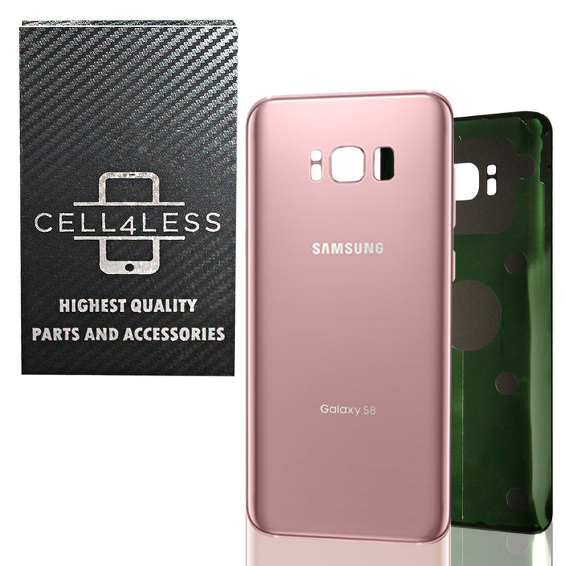 Samsung Galaxy S8 OEM Replacement Back Glass Cover Back Battery Door w– CELL4LESS Samsung Galaxy S8 OEM Replacement Back Glass Cover Back Battery Door w– CELL4LESS