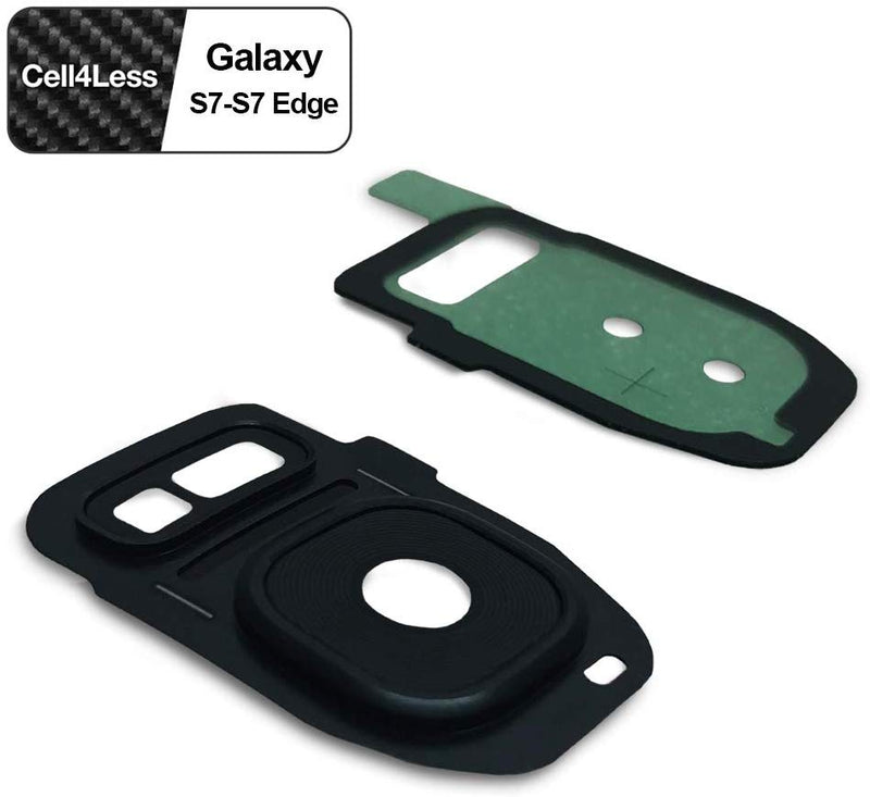 Samsung Galaxy S7 / S7 EDGE Rear Camera Lens and Frame Replacement for G930 / G935 Models - CELL4LESS