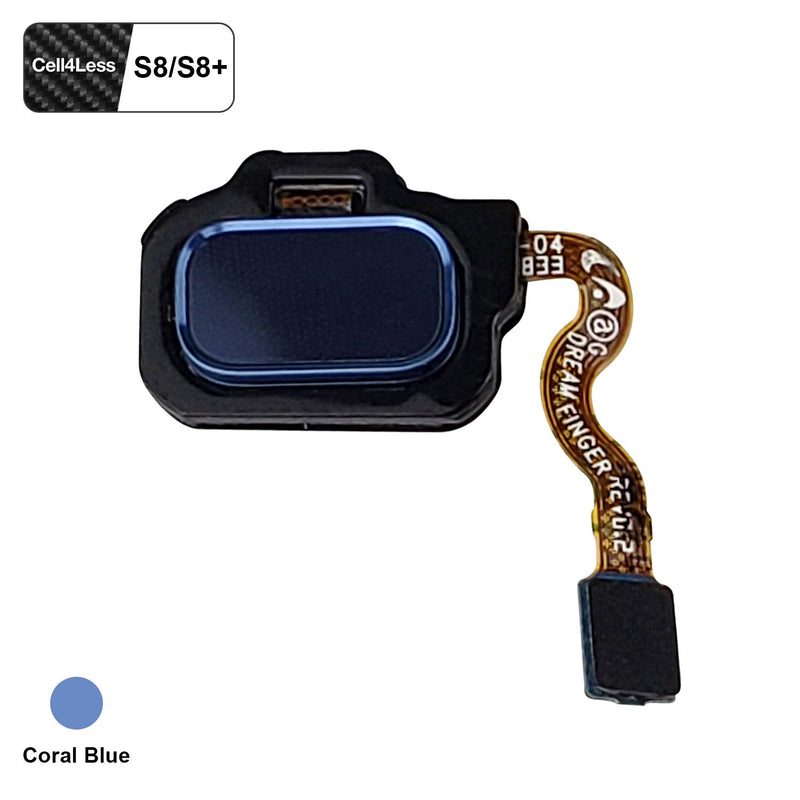 Fingerprint Sensor with Flex Cable Connector for Samsung Galaxy S8 & S8+ G950 & G955 Models - CELL4LESS
