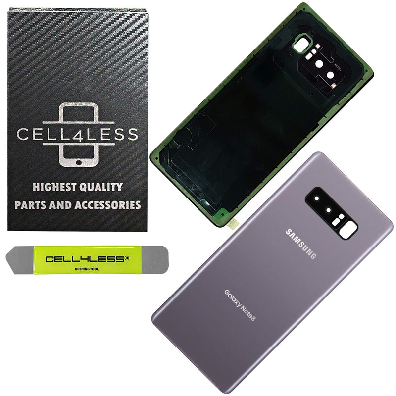 Samsung Galaxy Note 8 Back Glass Replacement with Camera Lens Installed - Removal Tool Included GRAY-WHOLESALE-5-EACH Samsung Galaxy Note 8 Back Glass Replacement with Camera Lens Installed - Removal Tool Included GRAY-WHOLESALE-5-EACH