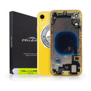 Small Parts iPhone XR Back Housing Assembly Metal MidFrame w/ Pre-Installed Components - CELL4LESS
