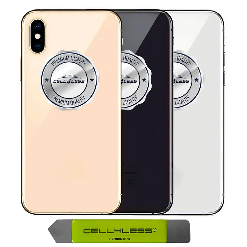 iPhone XS MAX Back Housing Assembly Metal MidFrame w/ Pre-Installed Components - CELL4LESS