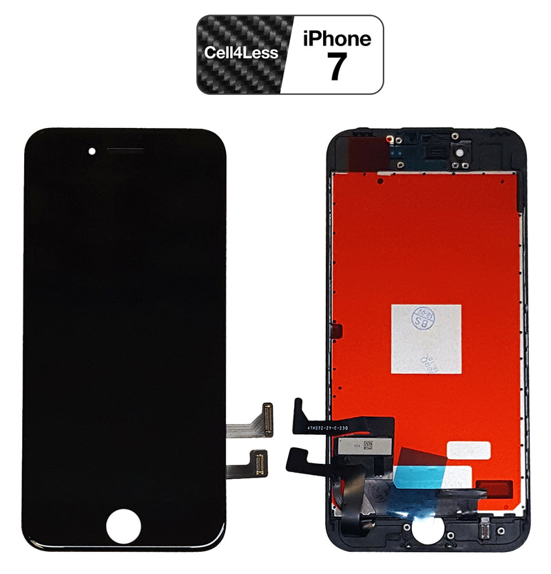 iPhone 7 BLACK LCD Screen Replacement (4.7 Inch) - CELL4LESS
