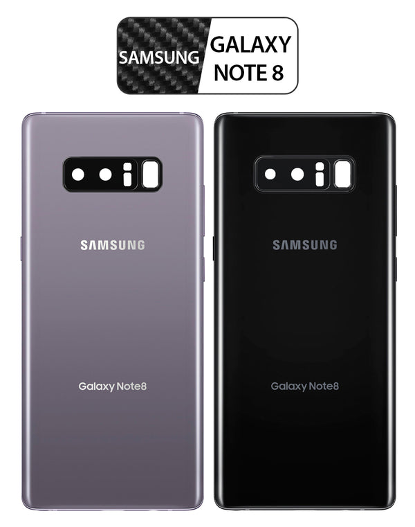 Samsung Galaxy Note 8 Back Glass Replacement with Camera Lens Installed - Removal Tool Included - CELL4LESS