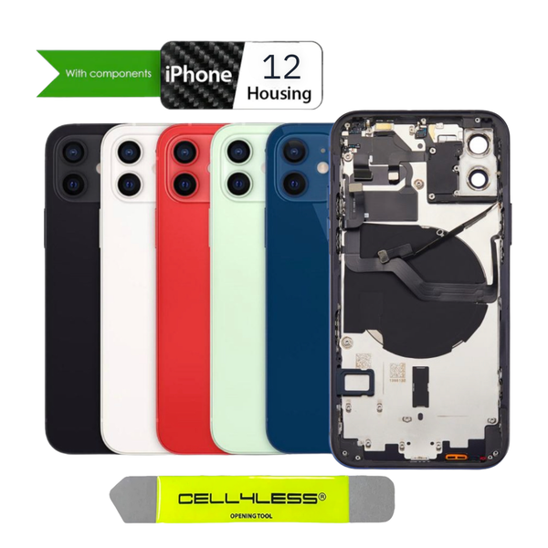 iPhone 12 Housing W/ Pre-Installed Components - No Logo