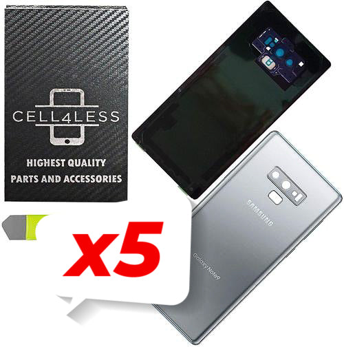 Samsung Galaxy Note 9 Back Glass Battery Door Cover Replacement w/ Pre-Installed Camera Lens - N960 - CELL4LESS