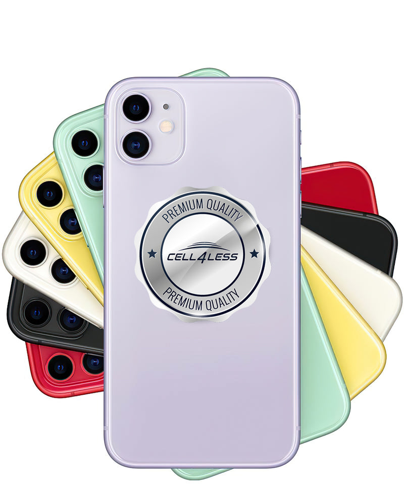iPhone 11 Housing with Wireless Charging Pad, Volume Buttons and Sim T– CELL4LESS iPhone 11 Housing with Wireless Charging Pad, Volume Buttons and Sim T– CELL4LESS