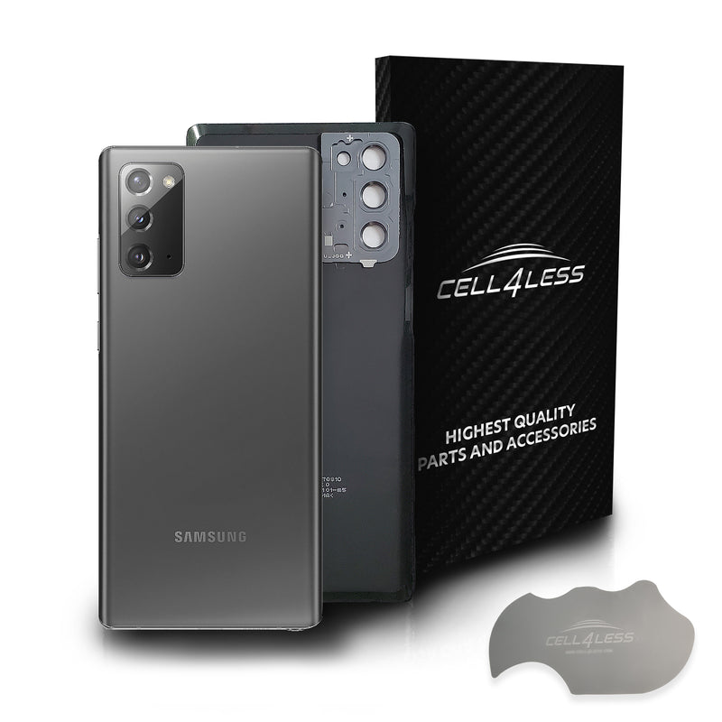 Galaxy Note 20 5G Back Glass Replacement Kit Including The Camera Lens, Removal Tool and Installed Adhesive - CELL4LESS