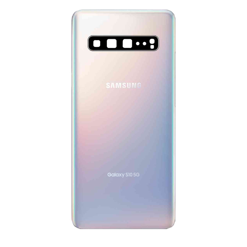 Samsung Galaxy S10 5G Back Glass Replacement with Camera Lens & Pre-Installed Adhesive SM-G977 - CELL4LESS