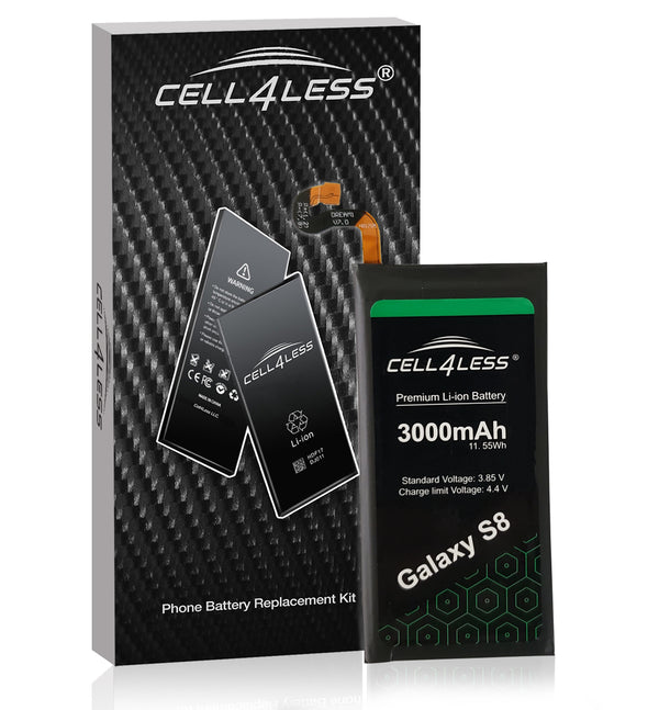 Samsung Galaxy S8 Battery Replacement Kit SM-G950 Models - 3000 mAh (S8 Battery) - CELL4LESS